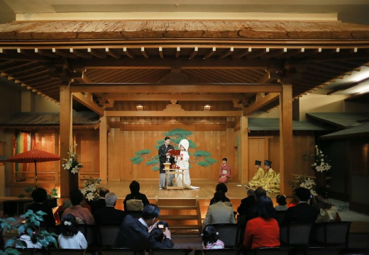 石苔亭いしだ。挙式会場。個性豊かな舞台で行う挙式は、特に印象深い時間となるでしょう