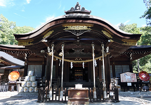 KONAYAHOTEL(コナヤホテル)。挙式会場。ホテルの近隣にある『武田神社』で神社式を挙げることもできます