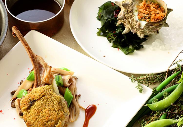 ANAクラウンプラザホテル新潟。料理。盛り付けも華やかな料理の数々はハレの日にぴったりです