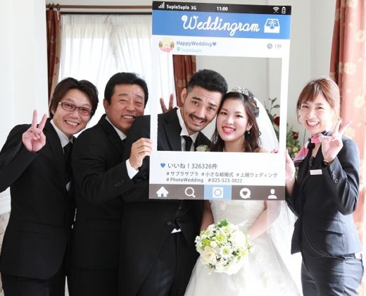 アニーズガーデン サプラ・サプラ。スタッフ。精鋭のスタッフたちがふたりの結婚式のサポートに尽力します