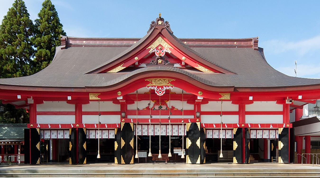 富山山王さん 日枝神社。歴代の富山城城主からあつく崇敬されてきた歴史ある神社。結婚式後も人生の節目節目で神社での思い出を刻んでいけます