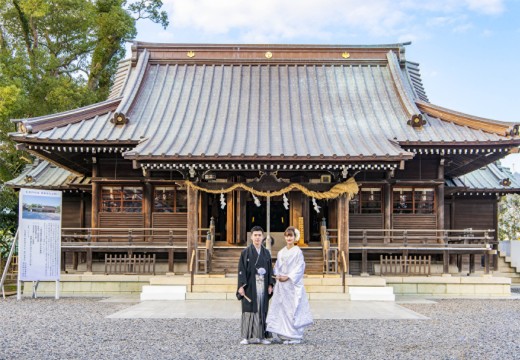 ホテルアンビア松風閣。挙式会場。『焼津神社』でも挙式を執り行うことが可能です