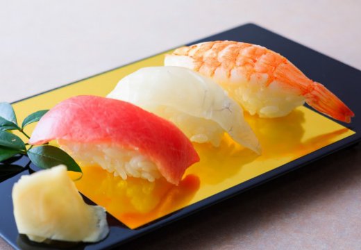 中伊豆ワイナリーシャトーT.S 。料理。幅広い世代に喜ばれる寿司は、ハレの日にぴったりの一品