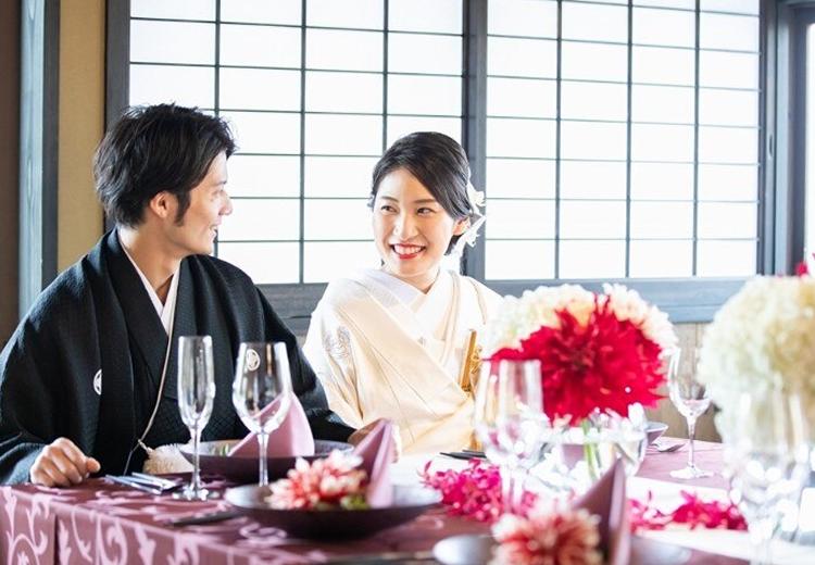 NIPPONIA HOTEL 伊賀上野 城下町(ニッポニアホテル 伊賀上野 城下町)。披露宴会場。30名まで収容可能。ごく親しいゲストと和やかに過ごせます