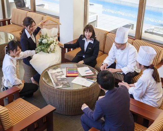 The Palm Garden(ザ・パームガーデン)。スタッフ。各部門のプロが揃うので、安心して当日を迎えることができます