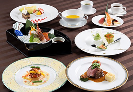 シティホテル美濃加茂。料理。和洋折衷料理は幅広い年代のゲストに喜ばれるでしょう