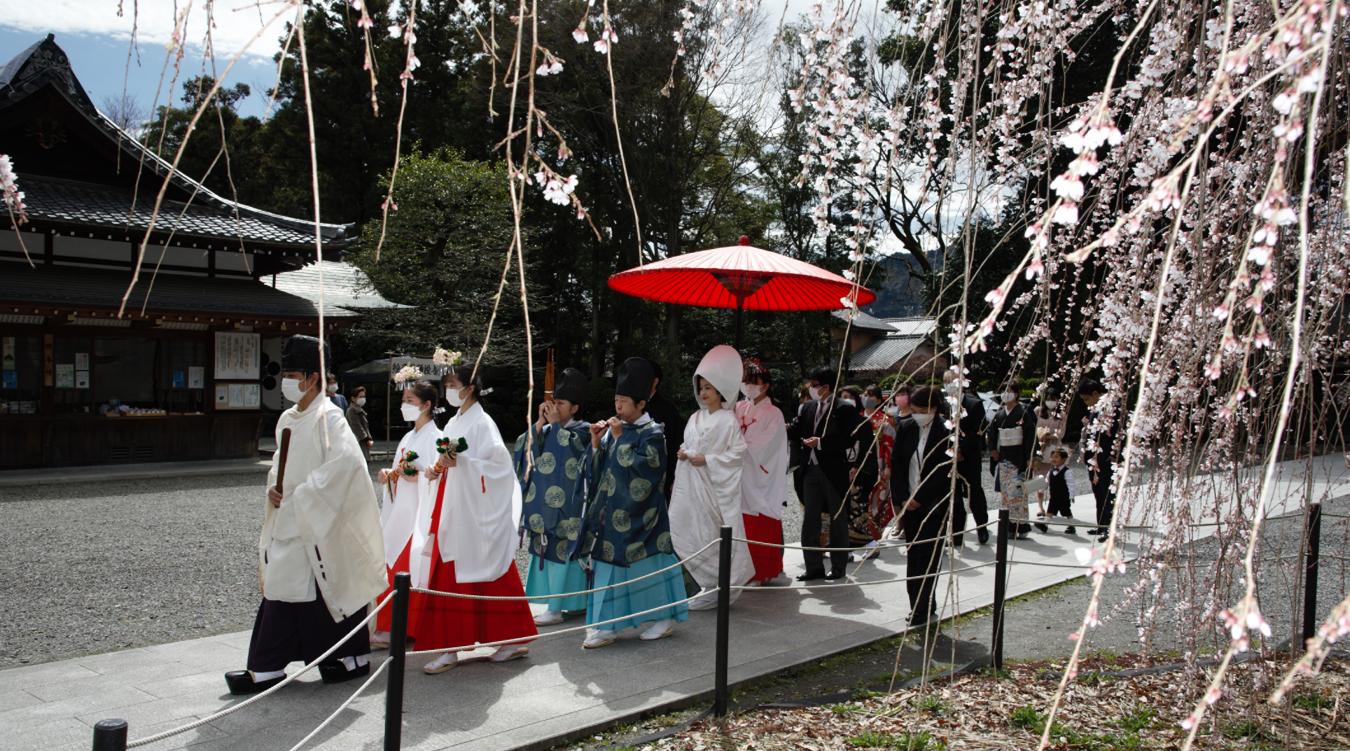 長良天神神社参集殿