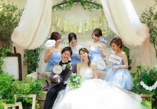 WEDDING VILLA ANGE MIEL（アンジェミエル）。挙式会場。大切な友人にブライズメイドをお願いするのもおすすめです