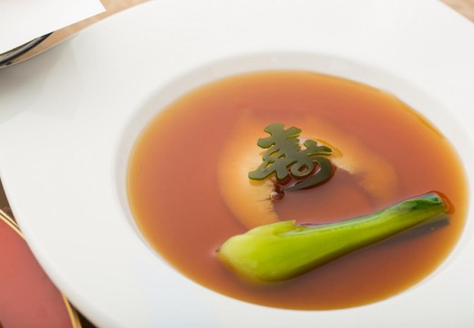 三河湾リゾートリンクス迎賓館。料理。婚礼にふさわしい、高級食材を使用した中国料理の逸品