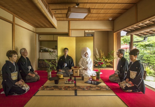 THE 祝言～中村公園記念館～。挙式会場。『桐蔭茶席』には、両家合わせて30名まで収容可能