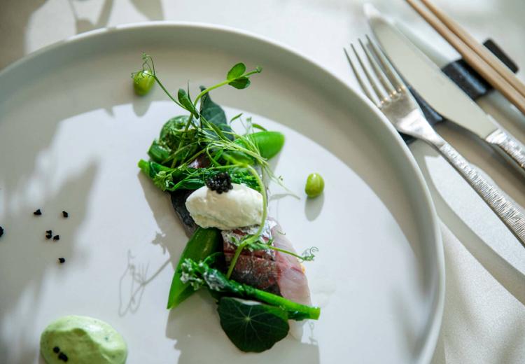 MIRAIE Wedding（ミライエ ウエディング）。料理。祝宴にふさわしく華やかで美しい盛り付けで仕上げられます