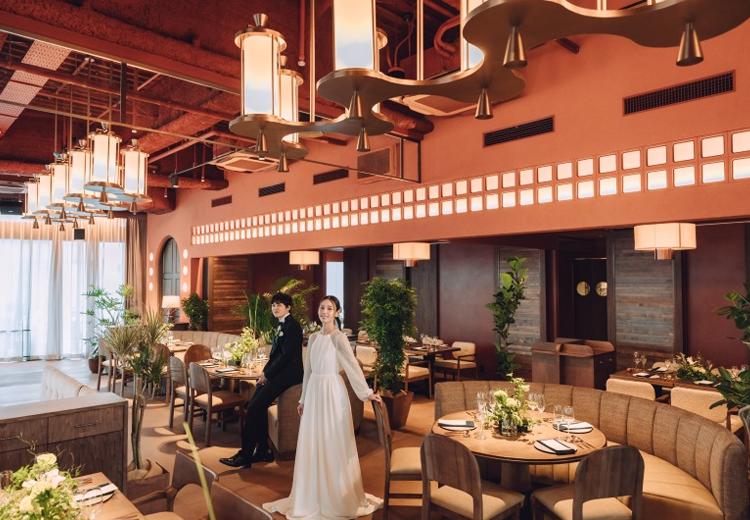 recipe（レシピ）。披露宴会場。110名ものゲストが着席できる広さもポイントです