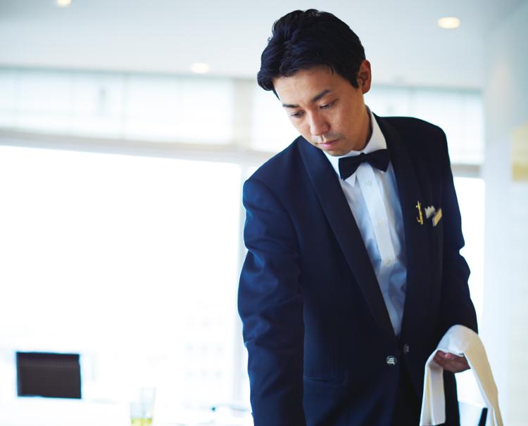 ホテルニューオータニ大阪。スタッフ。一流ホテルならではの対応にふたりも安心して身をゆだねられます
