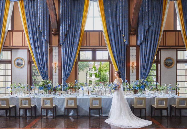 アンジェリカ ノートルダム(FIVESTAR WEDDING)。披露宴会場。落ち着いた雰囲気のパーティーにおすすめの『ブリューゲル』