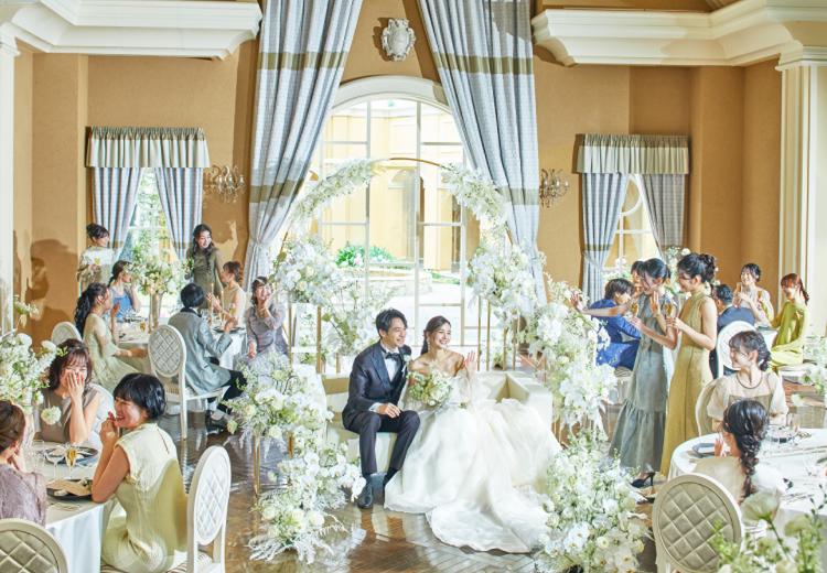 アンジェリカ ノートルダム(FIVESTAR WEDDING)。披露宴会場。エレガントな『ルーベンス』は最大100名まで着席できます