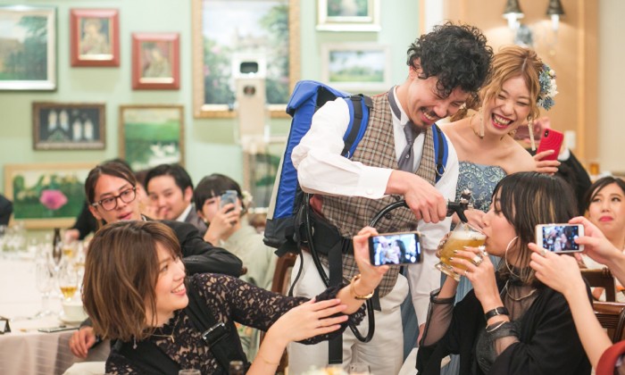 シティプラザ大阪。演出・小物。ビールサーバーでのおもてなしはゲストからも人気の演出の一つ