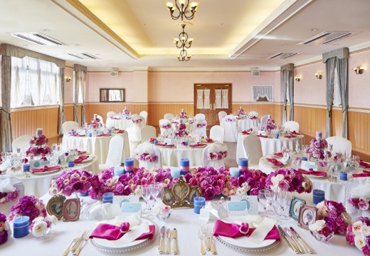 Only One Wedding サンパレス(オンリー ワン ウェディング サンパレス)。あたたかな光が差し込むパーティー会場『コスタ・デル・ソル』