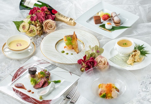 ベルクラシック大阪。料理。思わず心躍る華やかな盛り付けも魅力的なメニューが揃います