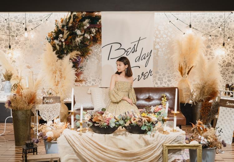 Wedding Space Lover’s Mahalo(ラバーズ マハロ)。披露宴会場。最大140名まで着席可能な『Lover’s Mahalo』