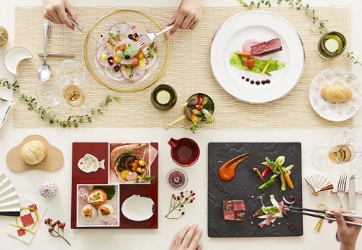 アヴァンセリアン大阪(AVANCER LIEN OSAKA)。料理。ゲストが当日選ぶ「フレンチ」と「和フレンチ」のコース