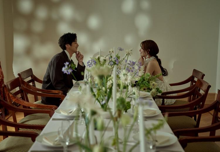 NELU 高麗橋(ネル 高麗橋)。披露宴会場。100年以上の歴史ある建物が、ふたりの結婚式の舞台に