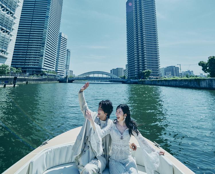 UNWEDDING 中之島(アンウェディング 中之島)。アクセス・ロケーション。都会と自然が融合した落ち着いた雰囲気の中之島に立地