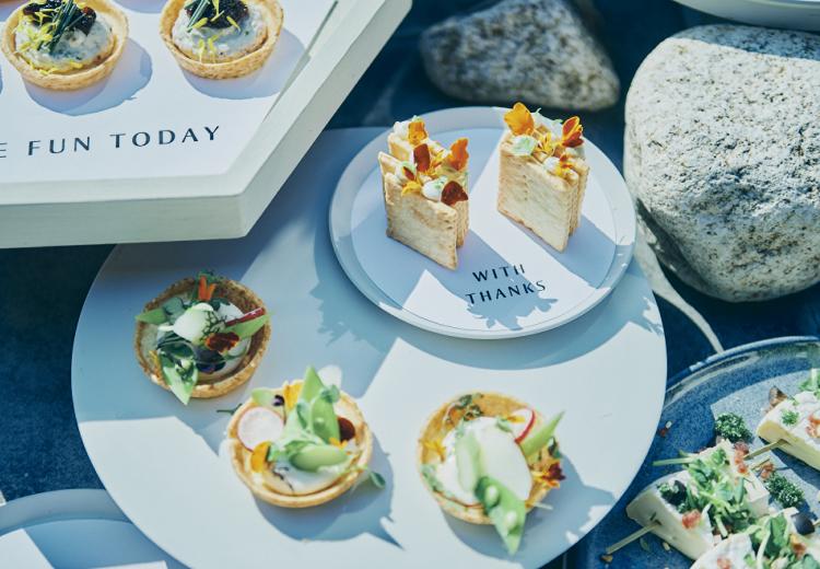 UNWEDDING 中之島(アンウェディング 中之島)。料理。思わず手に取りたくなる、おしゃれな見た目もポイント