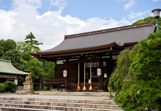ホテルプラザ神戸。挙式会場。『弓弦羽神社』での神前式では厳かな神前式が叶います