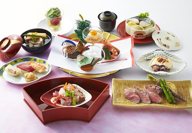 グランドニッコー淡路。料理。繊細で親しみやすい日本料理は年配のゲストにも喜ばれそう