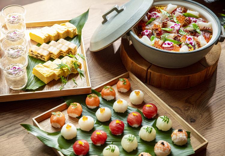 ザ・ロイヤルクラシック姫路。料理。お祝いの席に相応しい、目でも楽しめる和食も好評