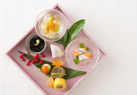 神戸北野 ル・ヴァン ヴェール。料理。和洋折衷の料理は幅広い年齢層のゲストから人気です