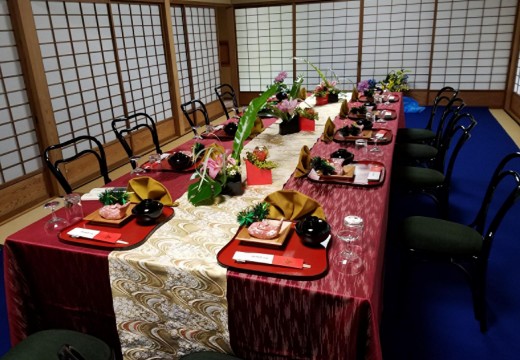 西宮神社会館。披露宴会場。落ち着きのある和の空間は、会食などにもおすすめ