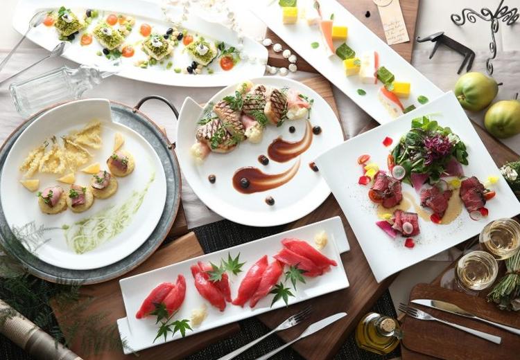 ENCUEIL(アンクィール)。季節感を大切に厳選素材で作られる料理は見た目にも華やか