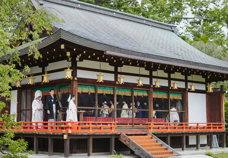 THE SODOH HIGASHIYAMA KYOTO（ザ ソウドウ 東山 京都）。挙式会場。『北野天満宮』や『八坂神社』などでの挙式もサポートしています