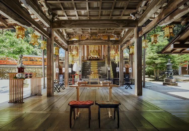 松尾大社。室町時代に建てられた『御本殿』は重要文化財に指定されています