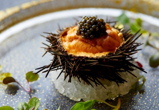 平安神宮（平安神宮会館）。料理。厳選された豪華な食材を用いたメニューがテーブルを飾ります