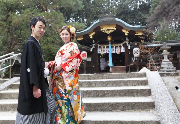 八大神社。洛北一乗寺地区の氏神様として信仰を集める『八大神社』