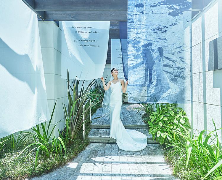 室町ギャラリーハウス。アクセス・ロケーション。まるでアートギャラリーのような洗練された空間が結婚式の舞台