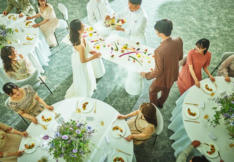 室町ギャラリーハウス。料理。笑顔があふれるパーティーのひとときを演出するおもてなし料理