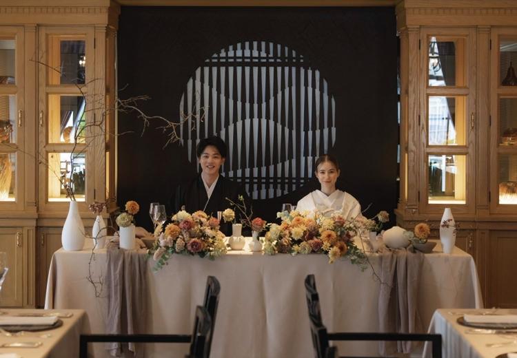 エクシブ琵琶湖。披露宴会場。日本料理レストラン『日本海』は和装の新郎新婦にもおすすめ