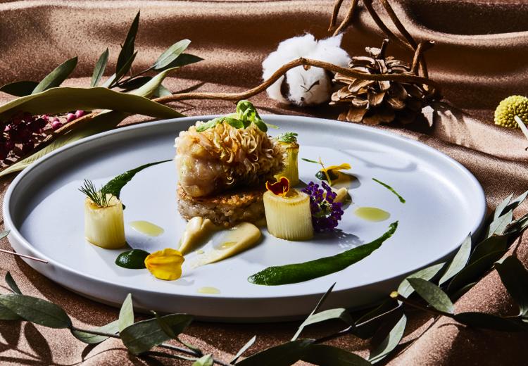 IRIS WATER TERRACE AYAMEIKE(イリスウォーターテラスあやめ池)。料理。ミシュランガイド星獲得店で腕を磨いたシェフによるおもてなし