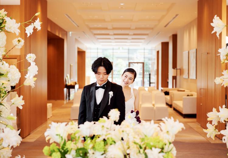 JWマリオット・ホテル奈良。挙式会場。ふたりだけの時間が叶うファーストミートもおすすめです