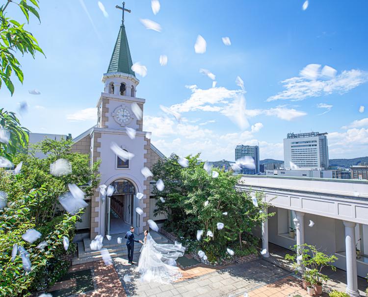 ラヴィール岡山。アクセス・ロケーション。JR岡山駅から線路沿いに進んだ場所にある結婚式場です