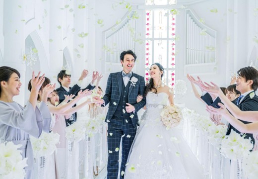 倉敷セレスト教会。挙式会場。一瞬一瞬がふたりの一生の思い出になることでしょう