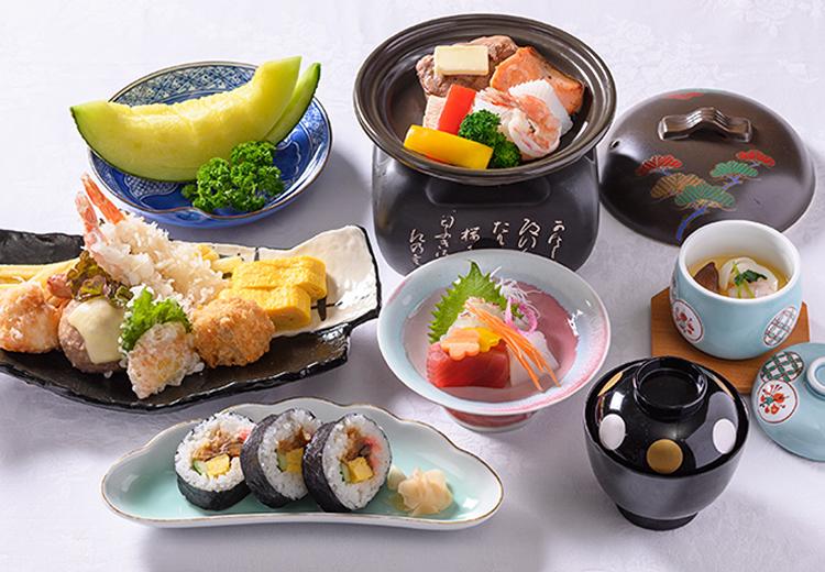 ホテル広島ガーデンパレス。料理。素材の持ち味を活かした料理を存分に味わえる和食会席コース