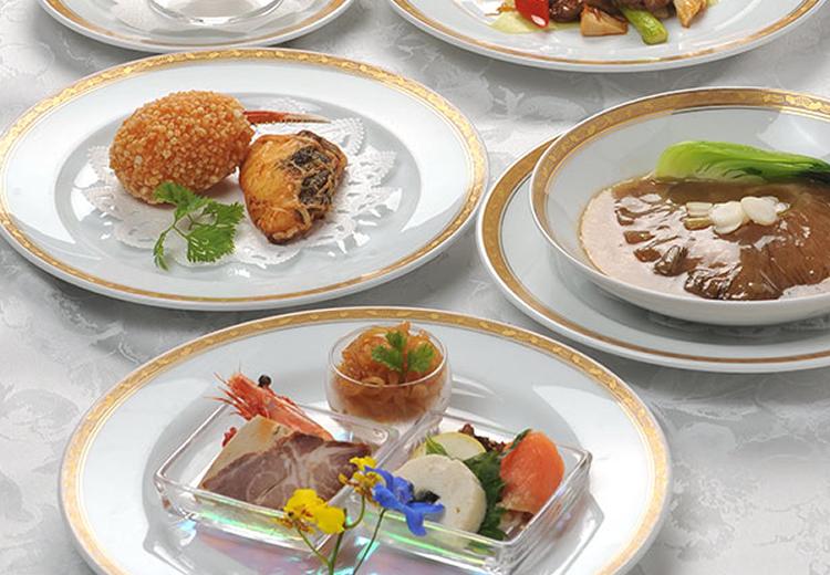 ホテルニューオータニ鳥取。料理。フカヒレなど贅沢な食材も登場する華やかな中国料理