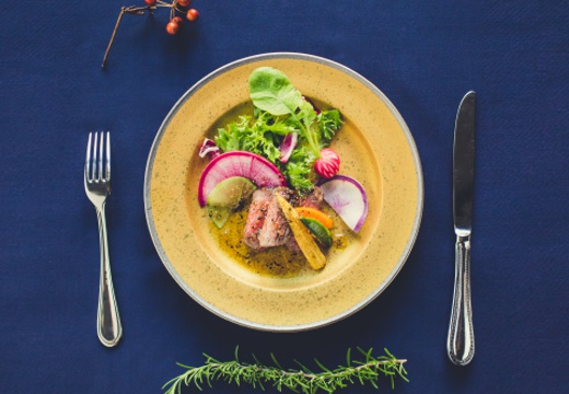 Queen’s Marry（クイーンズマリー）。料理。細部にもこだわりを感じられる逸品で、大切なゲストをおもてなし