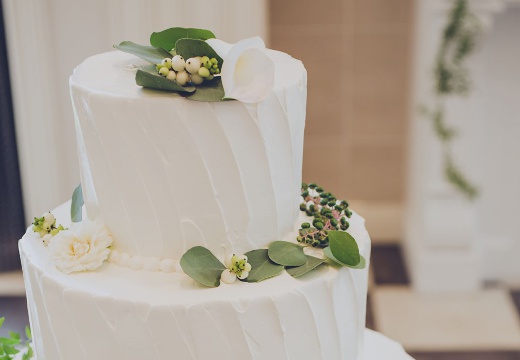 Queen’s Marry（クイーンズマリー）。料理。食べるのがもったいないくらいに美しいウェディングケーキ