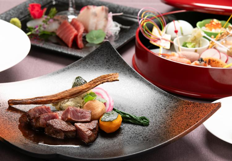 エンフィレール出雲。料理。フレンチ・和食のどちらも素材そのものの味わいを楽しめます