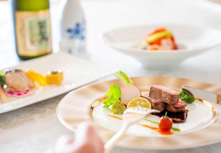 THE GARDEN PLACE 三翠園(ザ・ガーデンプレイス さんすいえん)。料理。シェフが一皿一皿丁寧に心を込めて創りあげる婚礼料理